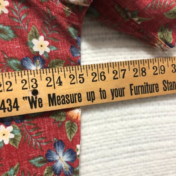 Bugatchi Polo Shirt‎ Men's Size Large Hawaiian Colorful Print - Picture 5 of 6